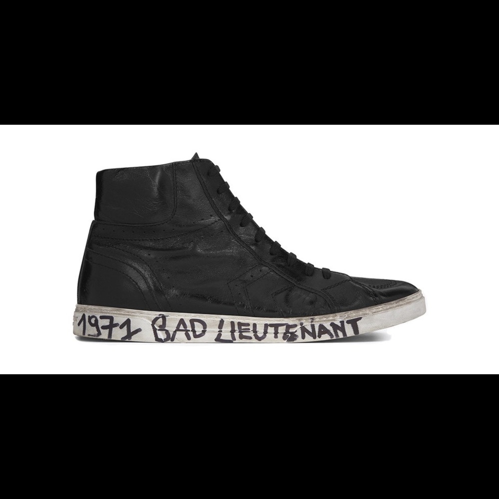 SAINT LAURENT Moroder Heavy High Sneaker. Sz 11